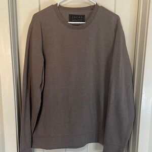 Jachs Men's Tan Crewneck Sweater